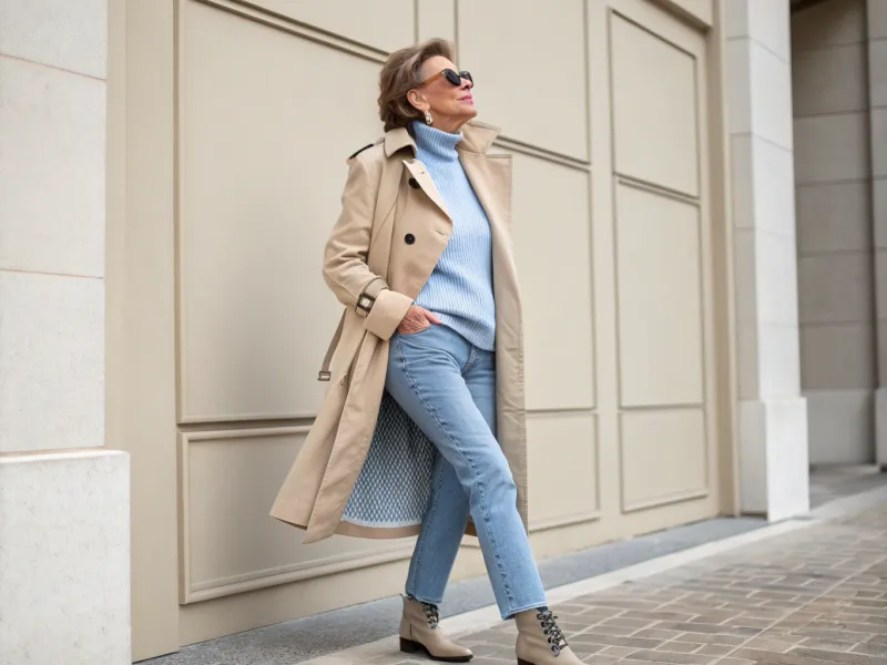 Classic Trench Coat Ensemble