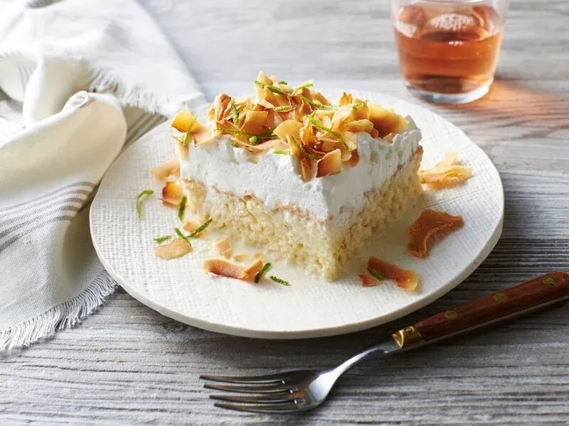 Coconut Lime Tres Leches Cake