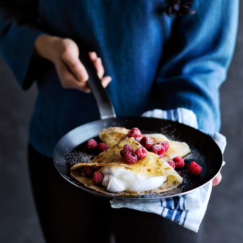 Cold-Rolled Carbon Steel Crepe Pan