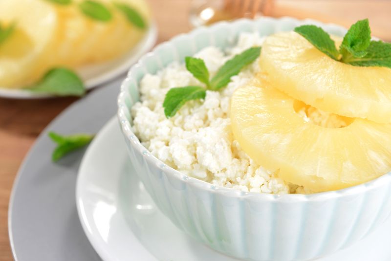 Cottage Cheese with Pineapple