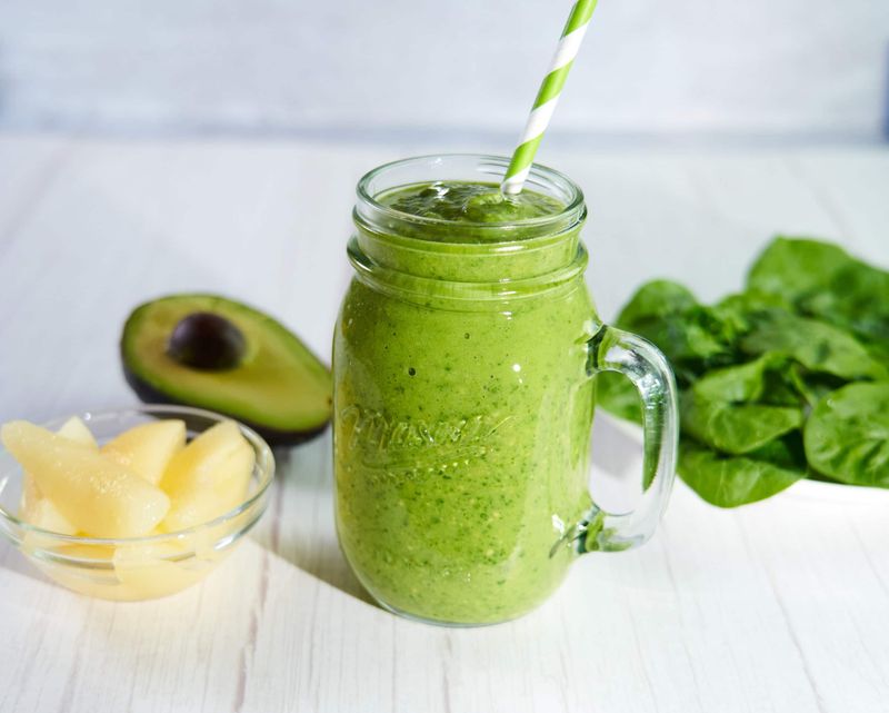 Creamy Avocado Spinach Smoothie