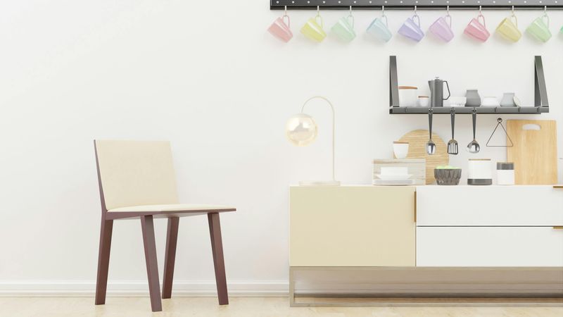 Creamy Furniture with Colorful Details