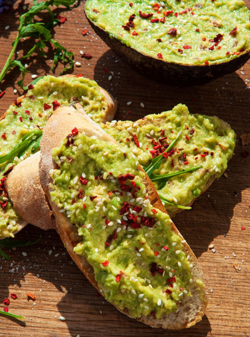 Creamy Green Goodness: Avocado Toast on Whole-Grain Bread