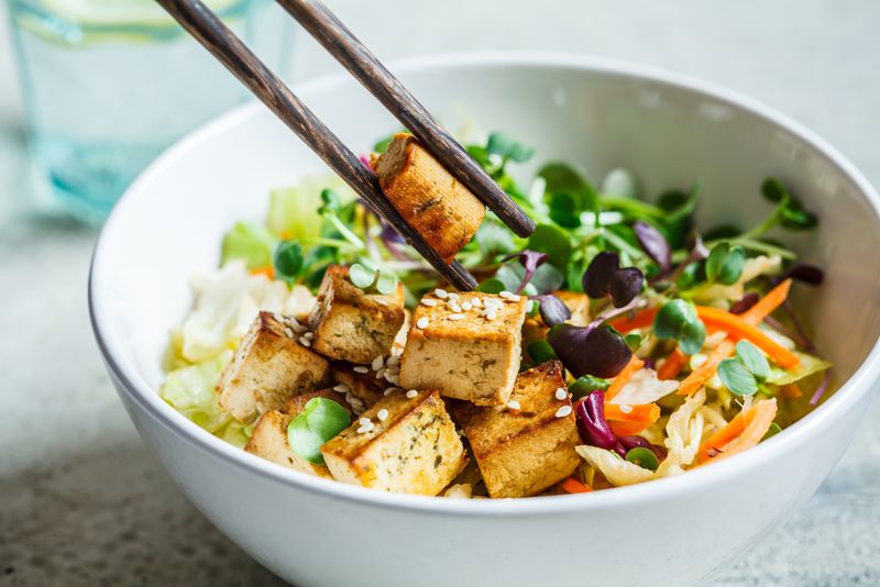 Crispy Tofu Buddha Bowls