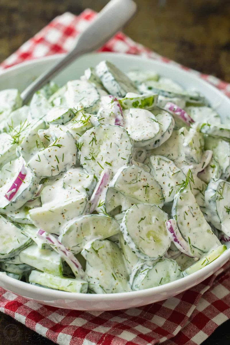 Cucumber Salad with Dill: Refreshing Palate Cleanser