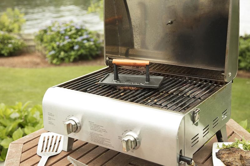 Cuisinart CGPR-221 Cast Iron Grill Press - The Heat Master