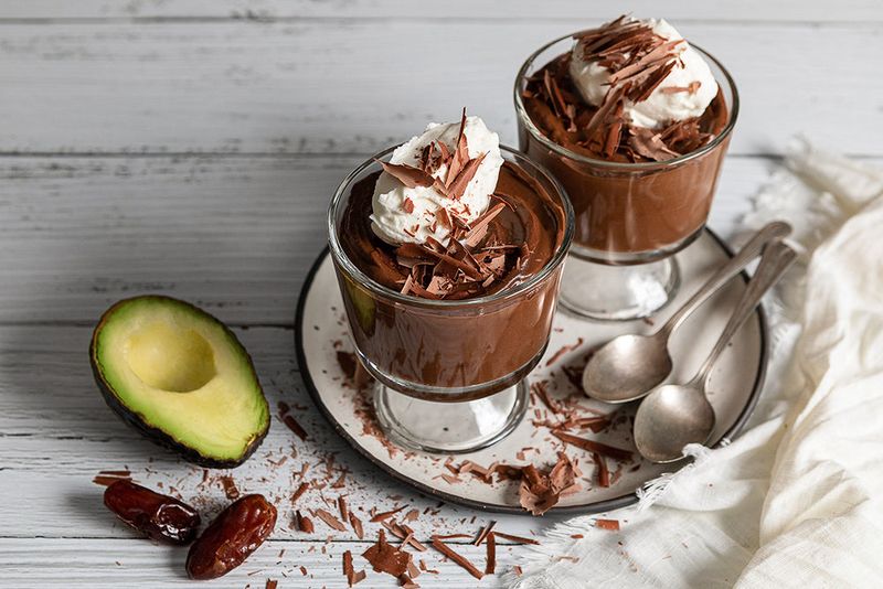 Dark Chocolate Avocado Mousse