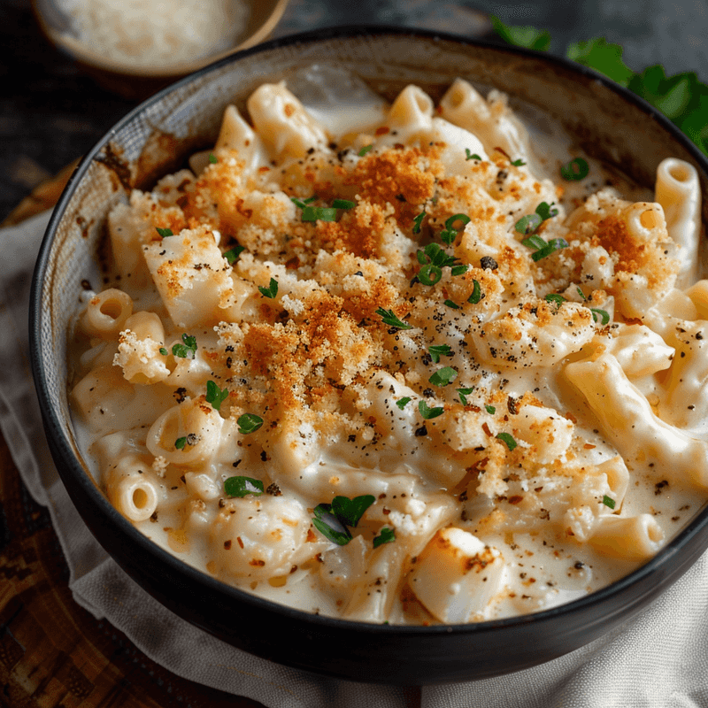 Decadent King Crab Mac and Cheese