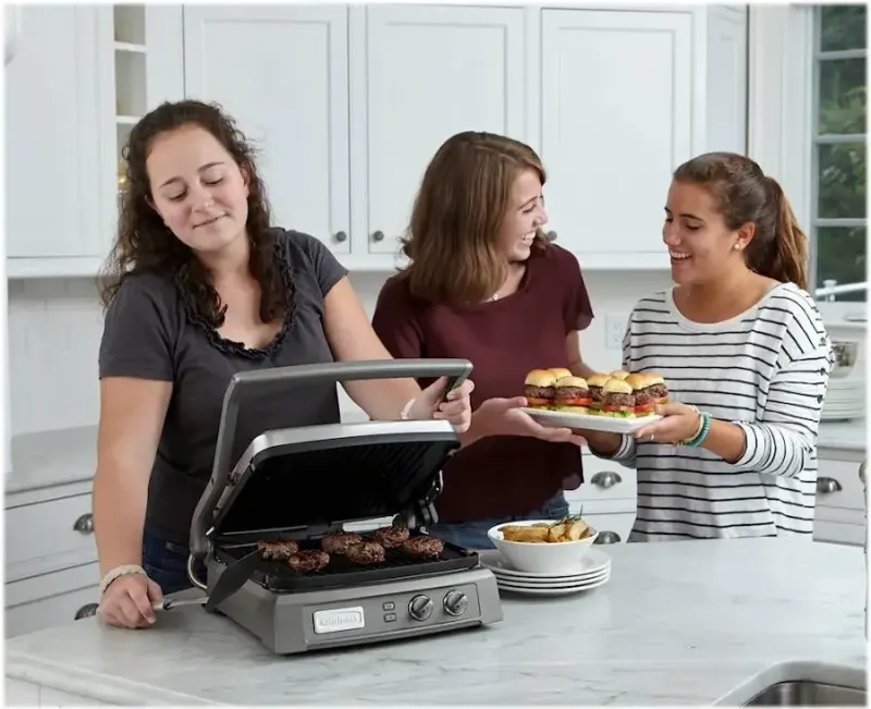 Deluxe Electric Griddler: Indoor Grilling Genius