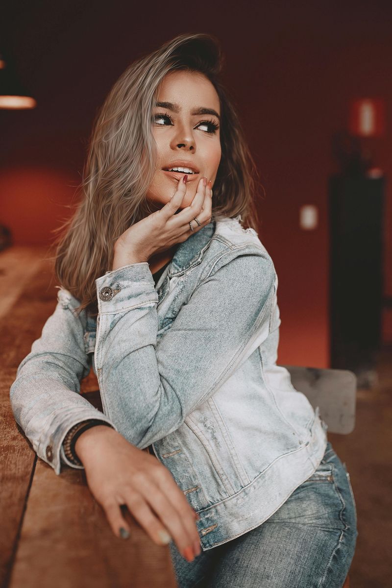 Denim Shirt in Contrasting Wash