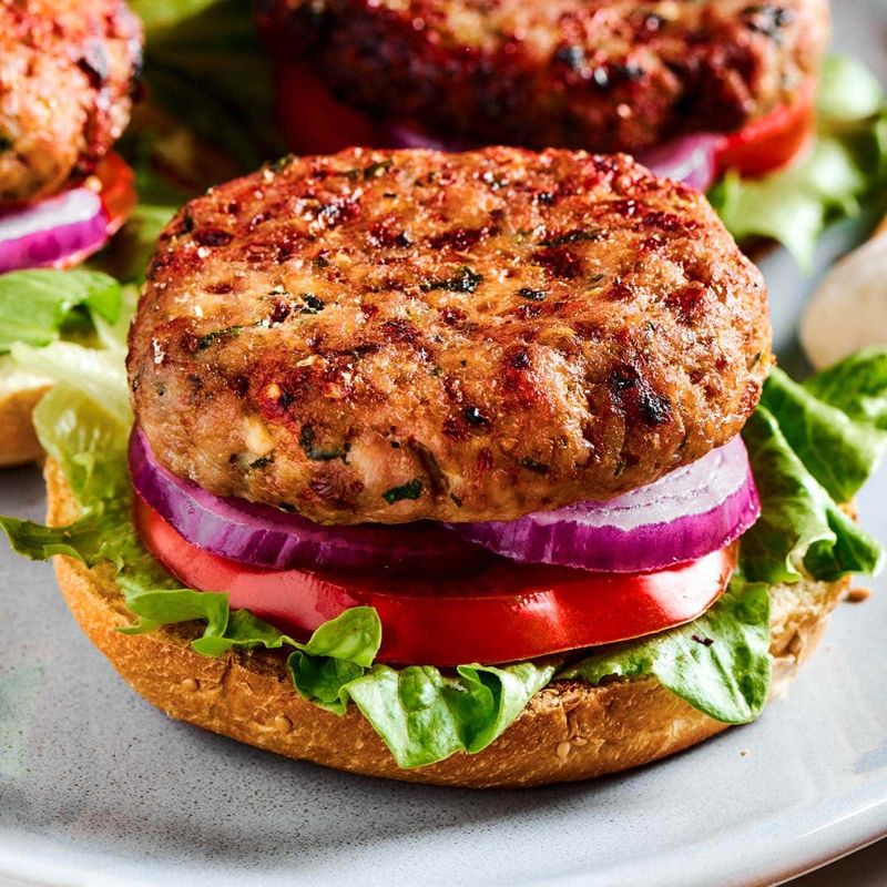 Easy Air Fryer Turkey Burgers