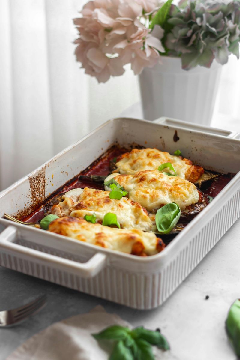 Eggplant Parmesan Stacks