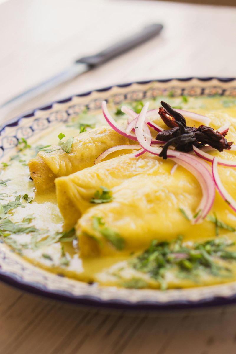 Enchiladas Verdes