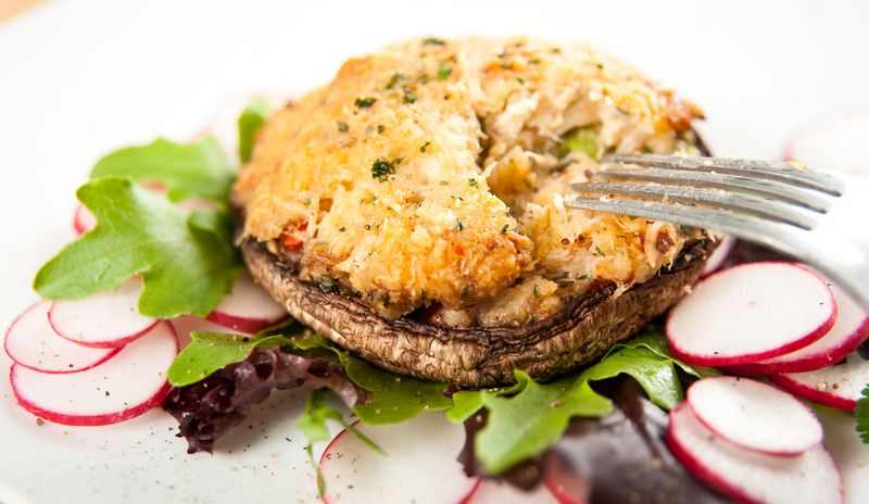 Five-Ingredient Stuffed Mushrooms
