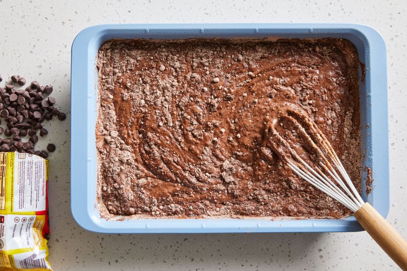 Fudgy Chocolate Dump Cake