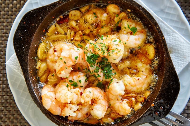 Garlic Butter Alaskan Spot Prawns