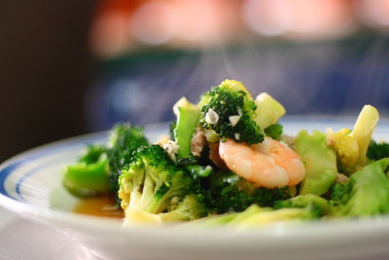 Garlic Butter Shrimp & Broccoli Sheet Pan