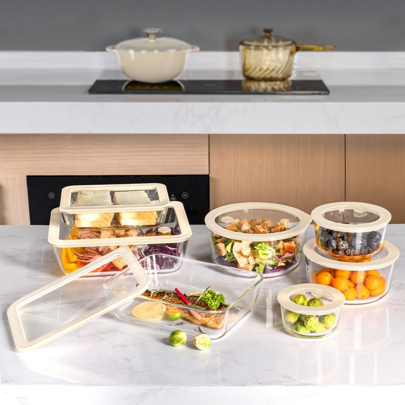 Glass or Silicone Storage Containers