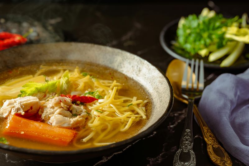 Golden Chicken Noodle Soup
