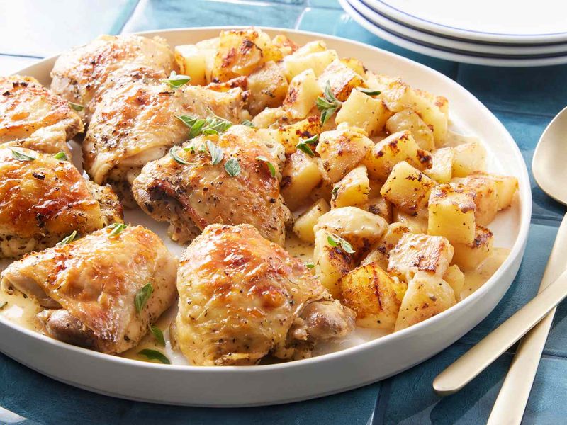 Greek Chicken with Lemon Potatoes