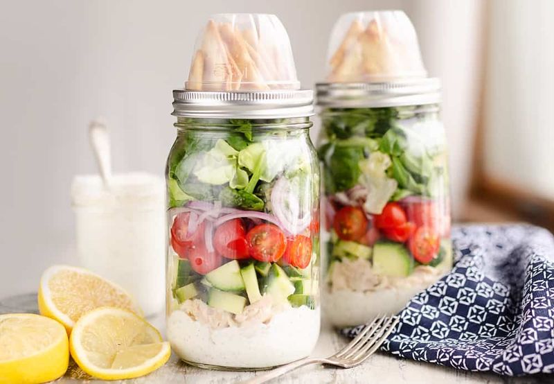 Greek Salad Jar