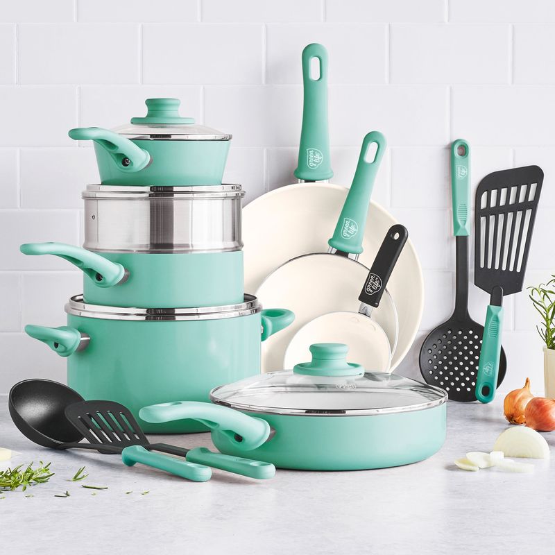 GreenLife Soft Grip Nonstick Set