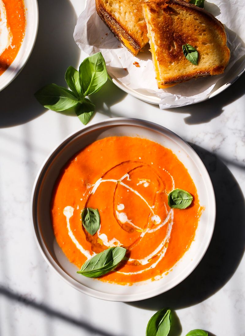 Grilled Cheese & Tomato Soup