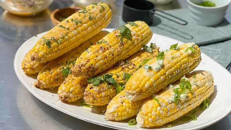Grilled Corn with Chili Lime Butter