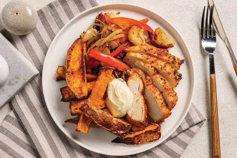 Herb-Crusted Chicken with Roasted Vegetables