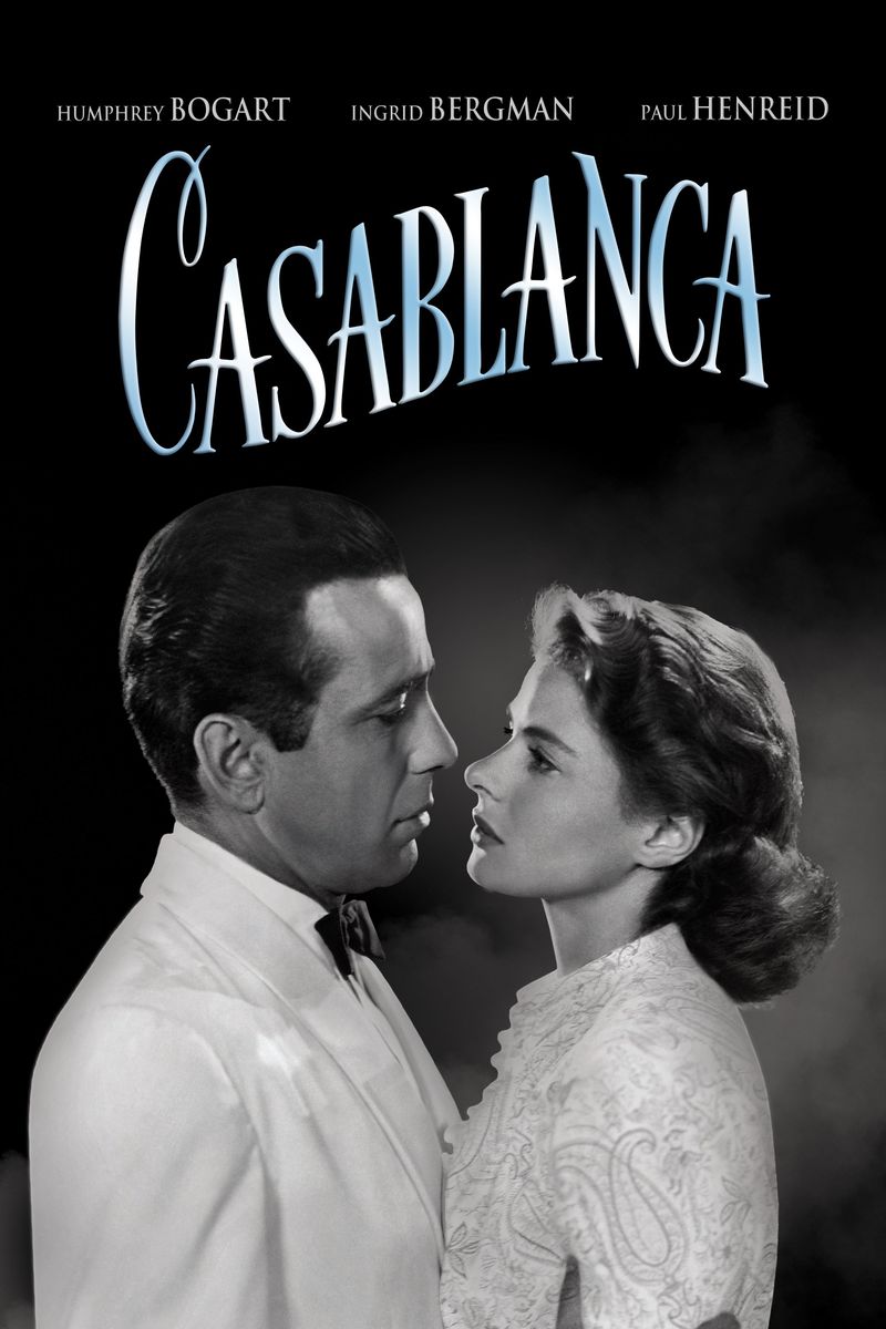 “Here’s looking at you, kid.” – Casablanca (1942)