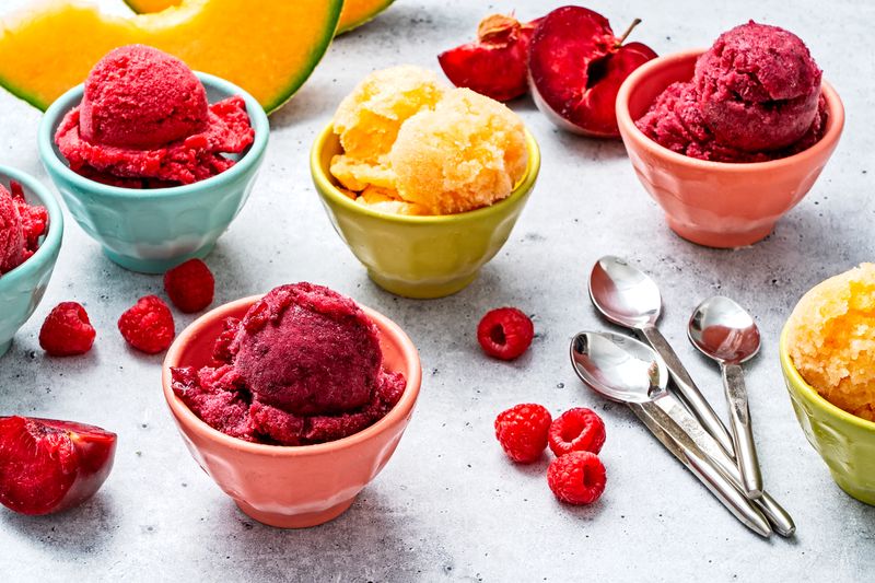 Homemade Fruit Sorbet