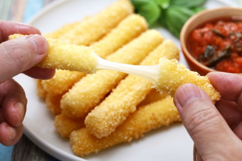 Homemade Mozzarella Sticks