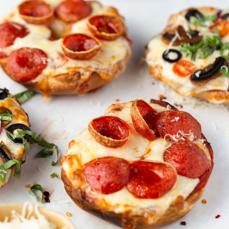 Homemade Pizza Bagels