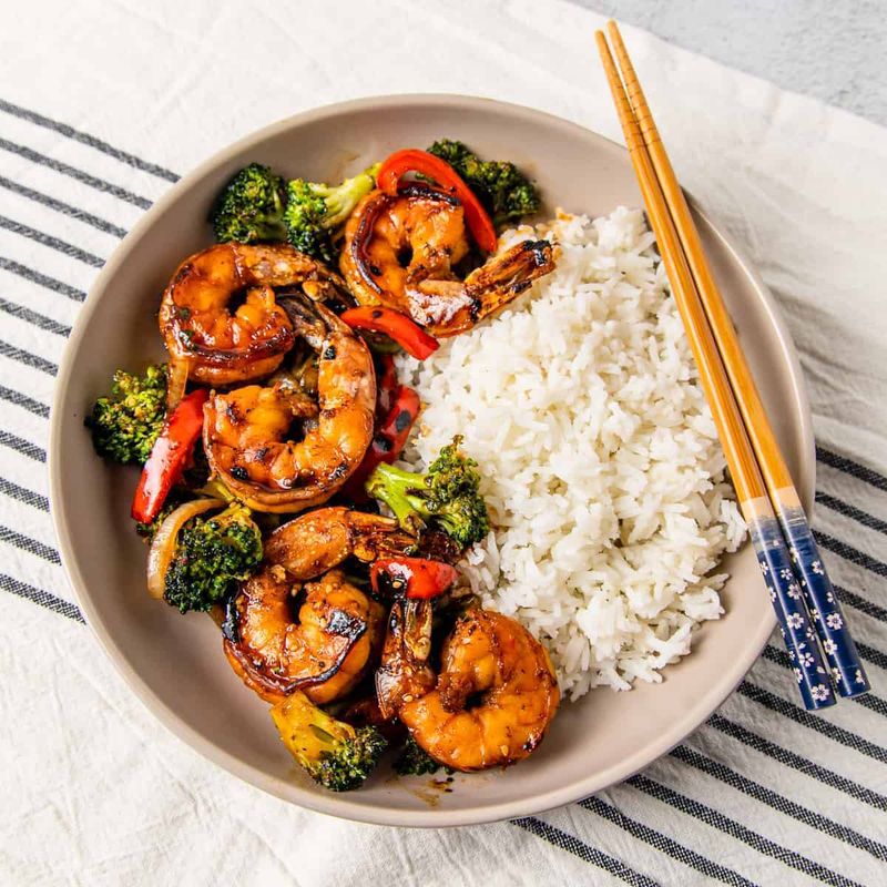 Honey Garlic Shrimp Stir-Fry