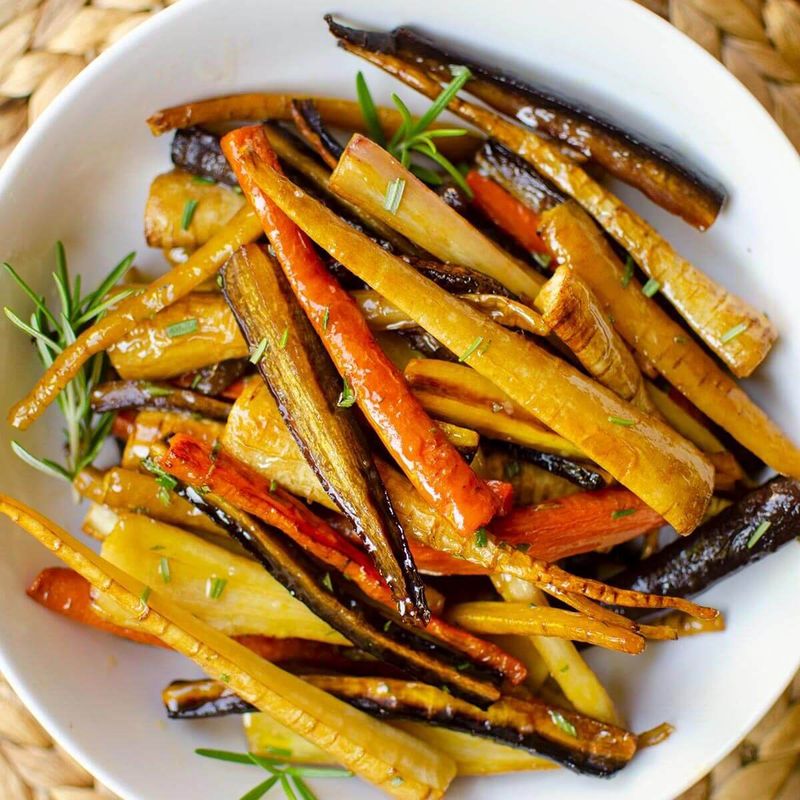 Honey Roasted Autumn Veggie Chips