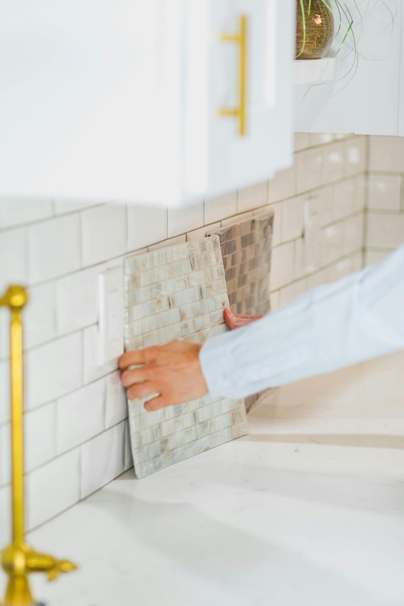 Install Peel-and-Stick Backsplash
