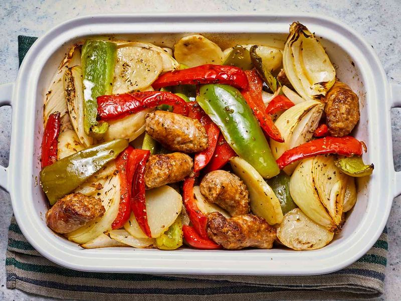 Italian Sausage with Peppers and Potatoes
