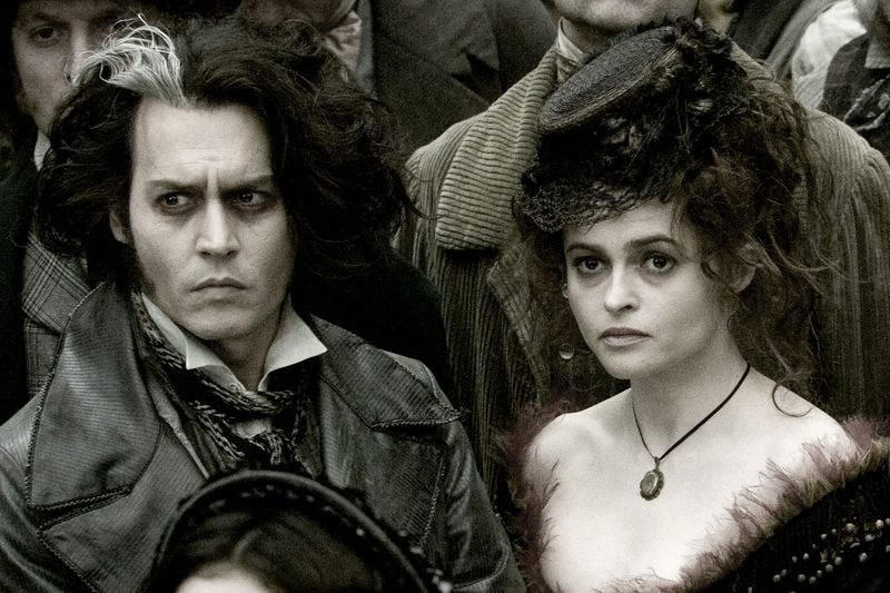 Johnny Depp & Helena Bonham Carter – Sweeney Todd, Alice in Wonderland