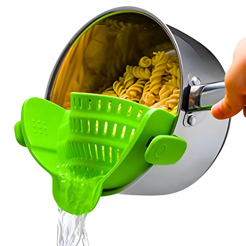 Kitchen Gizmo Snap N' Strain Pot Strainer