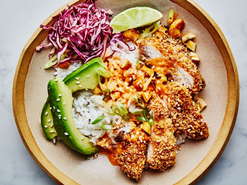 Korean Gochujang Chicken Bowls