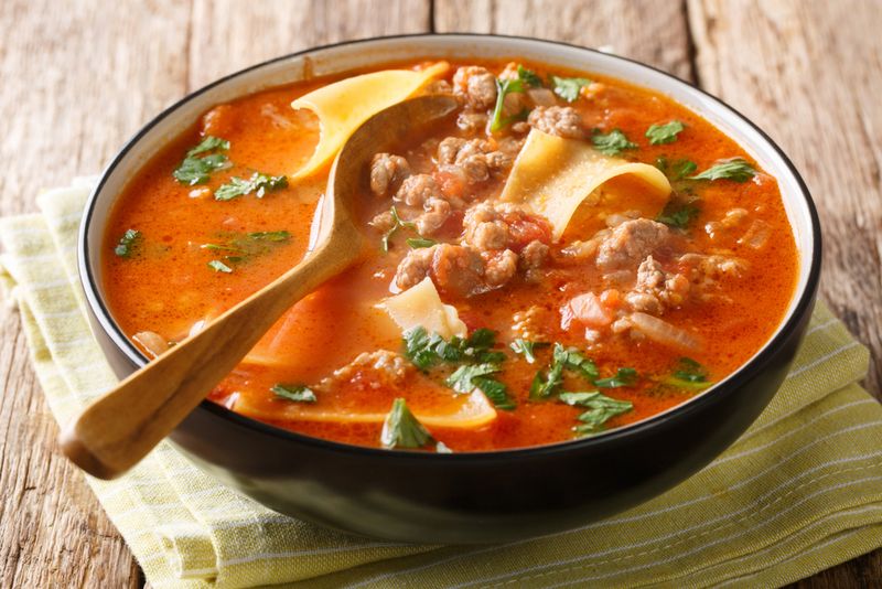 Lasagna Soup