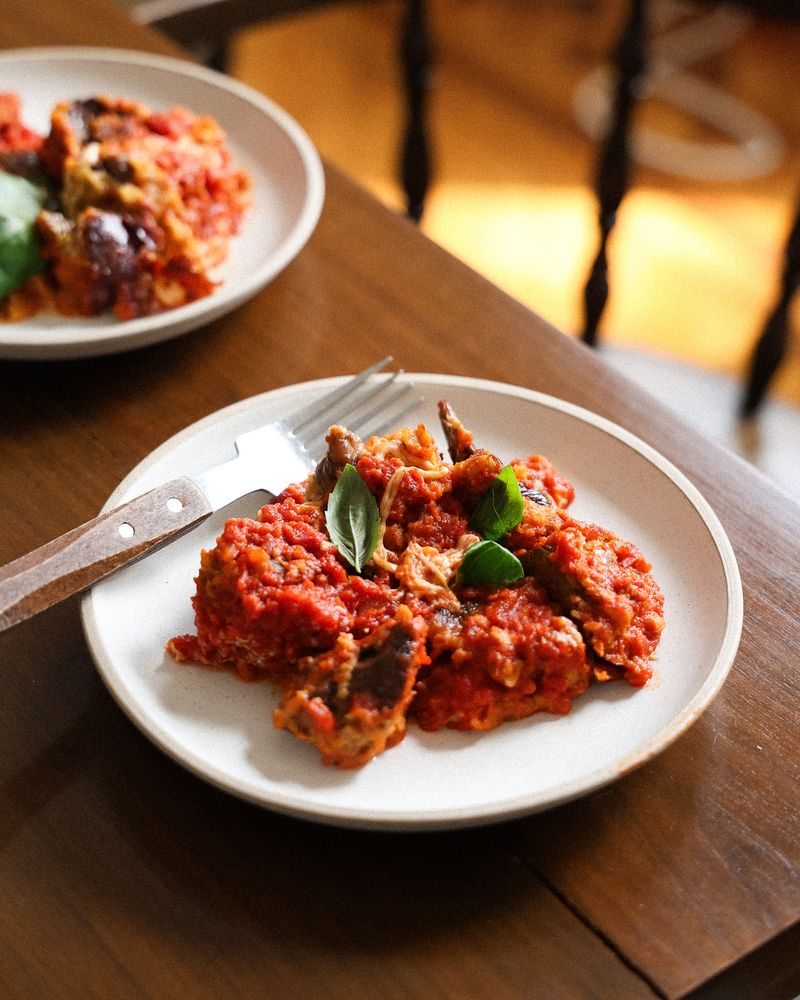 Lightened-Up Eggplant Parmesan