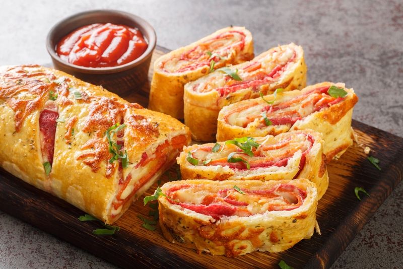 Lightning-Fast Stuffed Stromboli