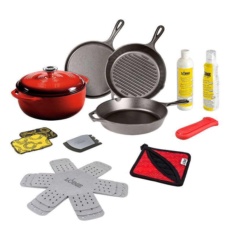 Lodge Cast Iron Essentials Bundle