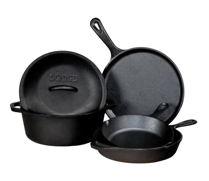 Lodge Seasoned Cast Iron (5-Piece)