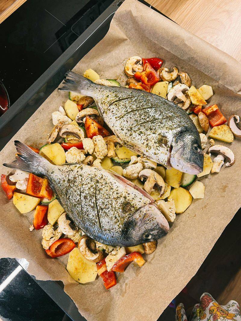 Mediterranean Baked Cod with Veggies