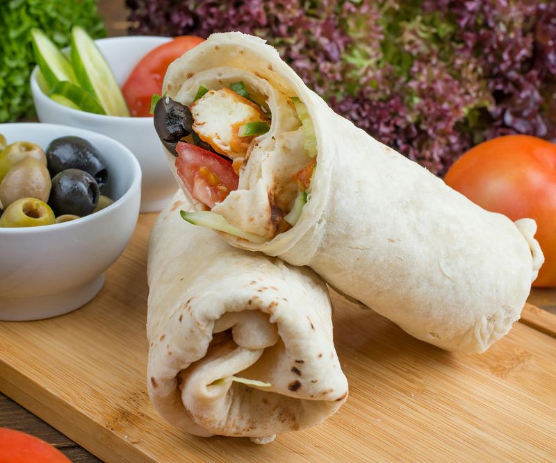 Mediterranean Chicken Wraps