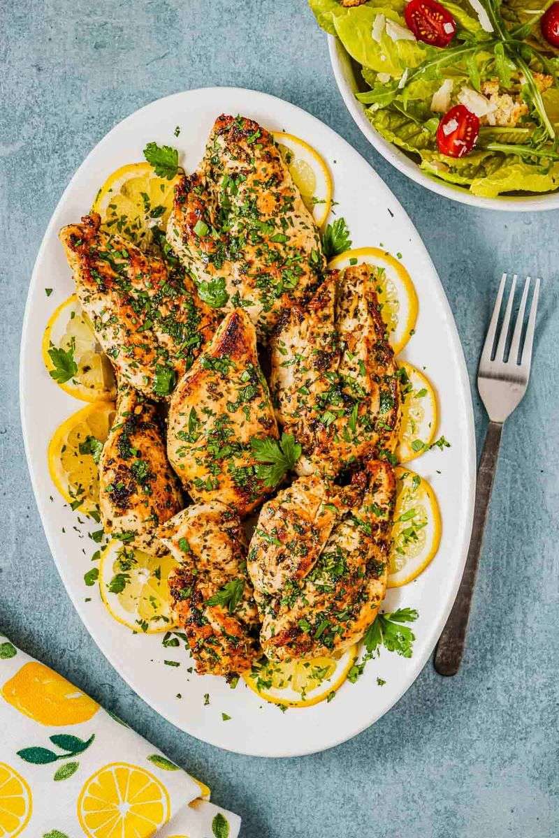 Mediterranean Lemon Garlic Chicken