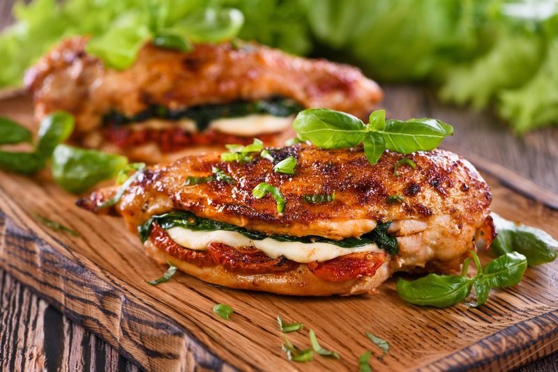 Mediterranean Stuffed Chicken Breasts