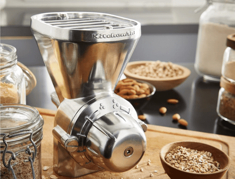 Metal Grain Mill Attachment